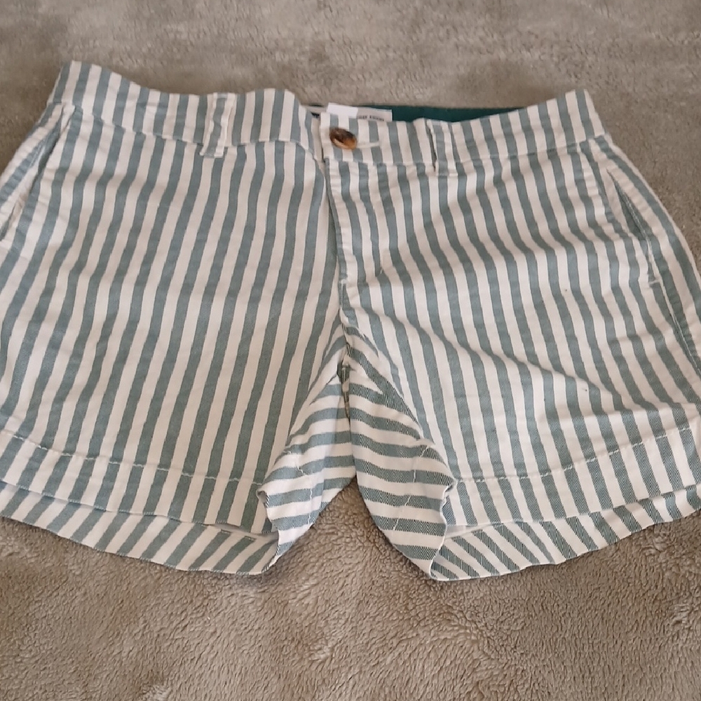 Old Navy Teal and White Everyday Shorts